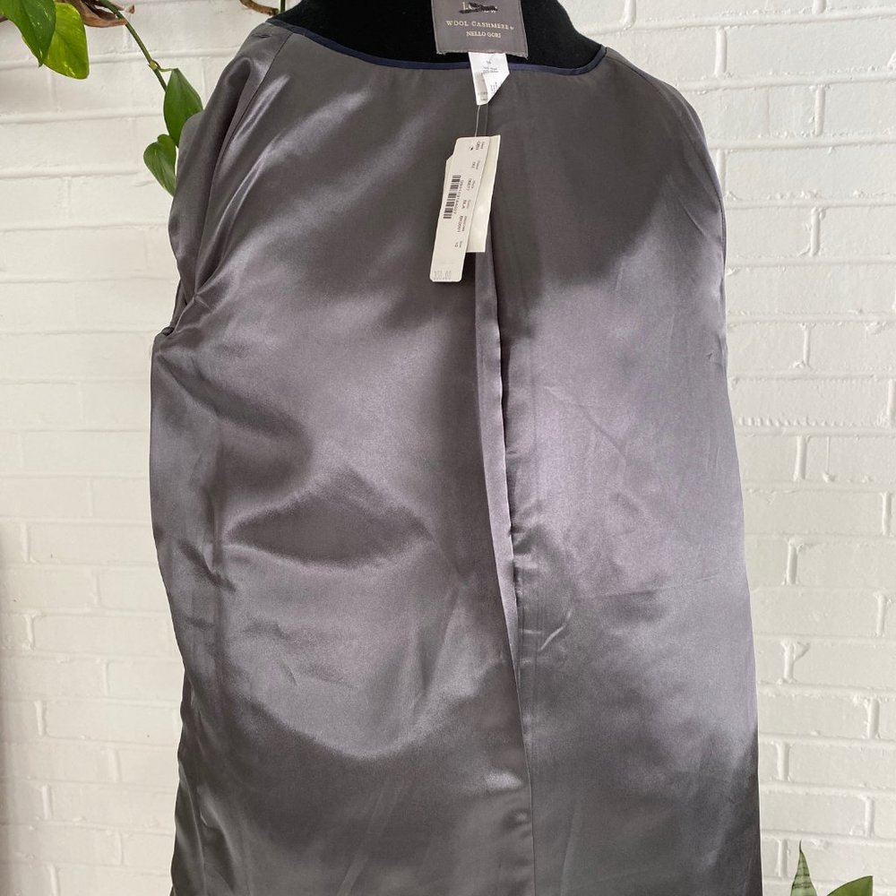 NWOT J. Crew Double Breasted Cocoon Coat Wool/Cashmere Oversized 10 - Picture 7 of 7